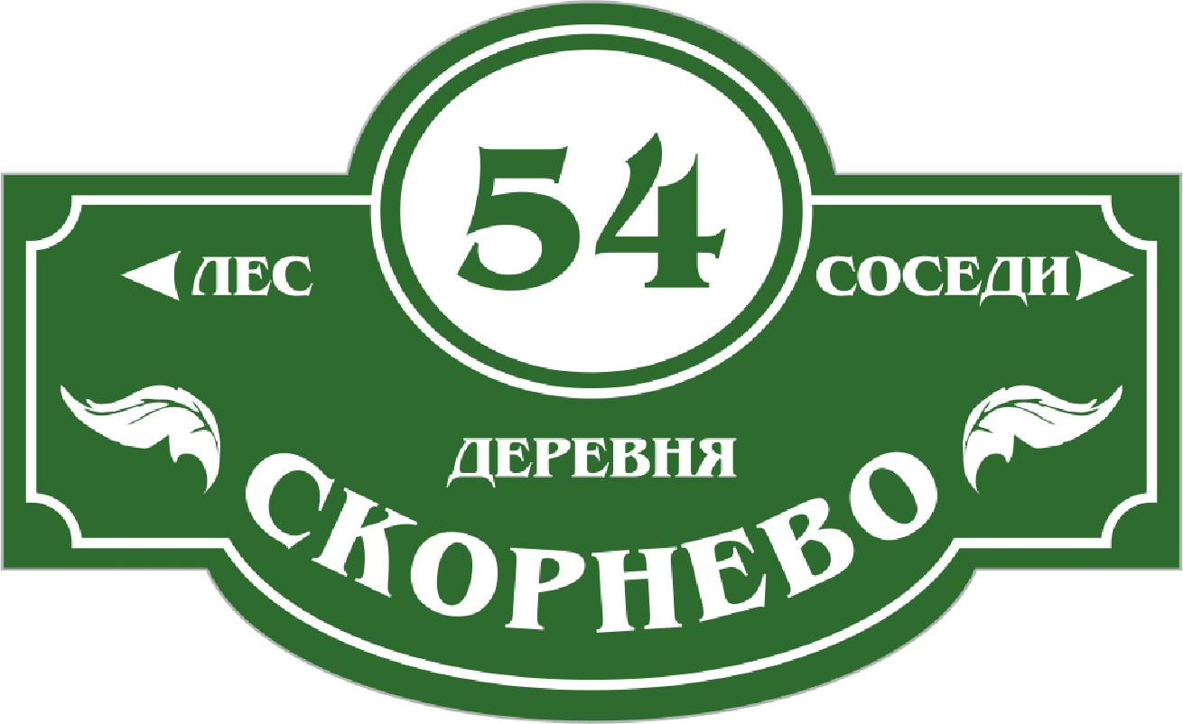 Аншлаги - адресные таблички на дом и домовые знаки. - Рекламное агентство в  Туле 